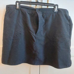 Swim Skirt Maxine of Hollywood, Black, Size 16